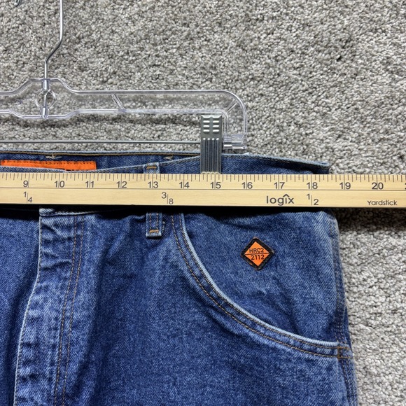Wrangler Jeans Mens (38 Tagged) 36x32 Riggs FR Carpenter Flame Resistant Relaxed - Picture 8 of 14